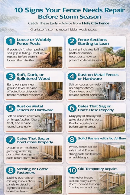 Signs Your Fence Needs Repair